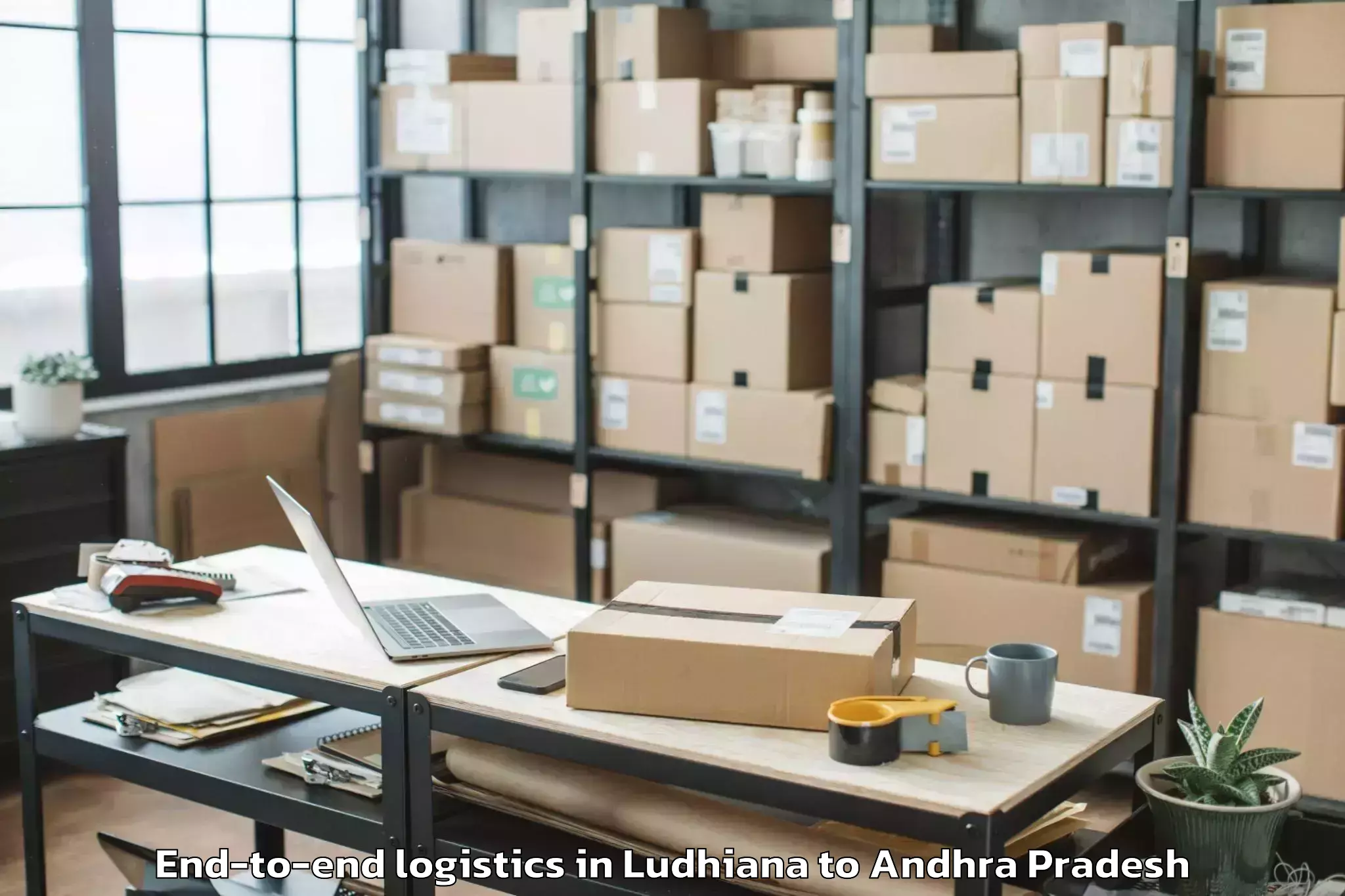 Trusted Ludhiana to Atchutapuram End To End Logistics